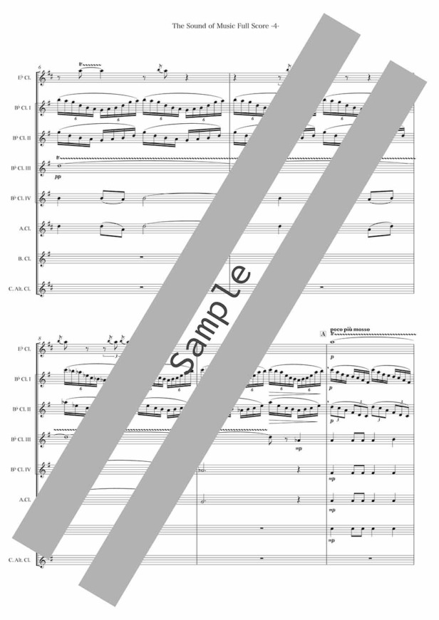 ロジャース／「サウンド・オブ・ミュージック」（クラリネット８重奏）Sound of Music, My Favorite, Edelweiss, Climb Every Mountain Instrumentation: Clarinet Octet サウンド・オブ・ミュージック、私のお気に入り、エーデルワイス、すべての山に登ろう クラリネット; アンサンブル; 八重奏; 九重奏; カルテット; 室内楽; 吹奏楽; ウィンドアンサンブル; ブラスバンド; コンサート; ピース; 小品; アンコール; Saxophone; quartet; ensemble; アンサンブルコンテスト; コンテスト; コンクール; 单簧管八重奏; アイリスクラリネットカルテット; アイリス; Iris Clarinet Quartet
