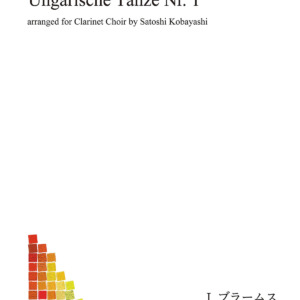J. Brahms; Hangarian Dance No.1; Clarinet Choir; Satoshi Kobayashi; ブラームス; 　ハンガリア舞曲第1番; 小林聡