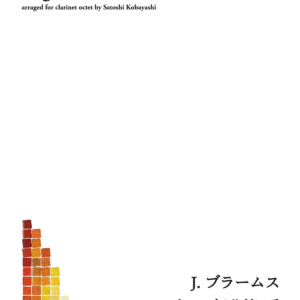 J. Brahms; Hangarian Dance No.5; Clarinet Octet Satoshi Kobayashi; ブラームス; 　ハンガリア舞曲第5番; クラリネット; 8重奏; 小林聡